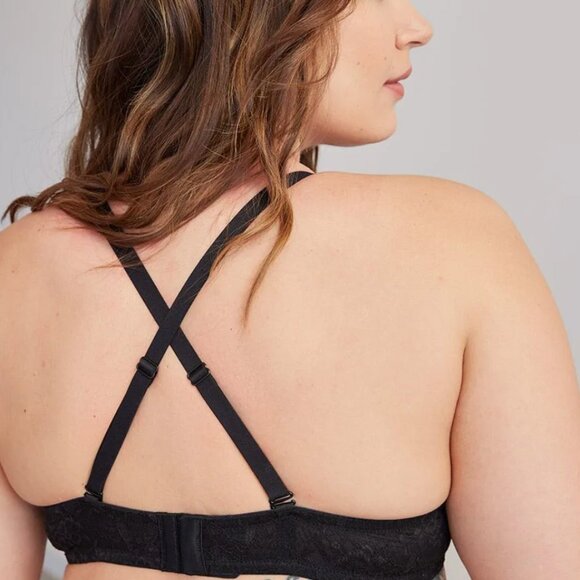 🆕 Jade Unlined Underwire Bra NWT R Line, 36D Black, Sexy, Classy, Comfortable, - Picture 8 of 9